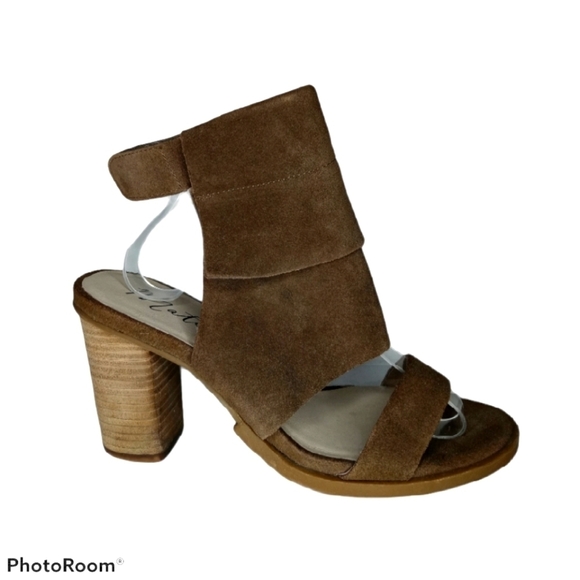 Matisse Hemingway Brown Suede Sandal Heels. Size 9.5 - Picture 6 of 16